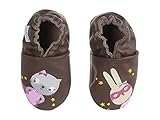 [ロビーズ] Robeez Caped Cuties Soft Sole (Infant/Toddler) シューズ Brown 18-24 Months (US 6.5-8 Toddler)(18-