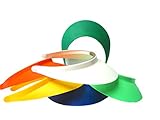 プラスチックSun Visors、子供Fits 8 Though Middle Teens、6パック、ミックスの色