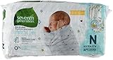 セブンスジェネレーション 無添加ベビーおむつ（テープ式）144枚 Newborn(新生児) 4.5kgまで（36ｘ４パック）Seventh Generation [並行輸入品]