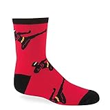 Sock it To Me (ソックイットトゥーミー) キッズ ソックス アメリカ発 おしゃれな子供靴下 Junior Crew: Red Ninja【正規輸入品】