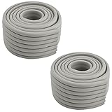 uxcell コーナークッション　コーナーガード　コーナーパッド　コーナーカバー エッジ ガード バンパー ベッドルーム 家具 テーブル デスク 気泡ゴム製 グレー 2個入れ