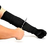 Smilemall 防刃スリーブ 切れない軍手 耐切創レベル 防刃グローブ 難燃 耐磨耗性 両手1組