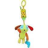Liebeye ベッド風鈴　吊りベル　ラトル　おもちゃ ラトル にぎる かむ歯固め 赤ちゃん　　歯がため 　おもちゃ　ぶら下げ 　ぬいぐるみ　幼児ギフト 犬