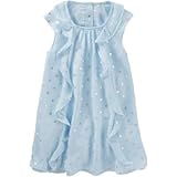 OSHKOSH(オシュコシュ) シフォンホイルプリントドレス ブルー ワンピース 2歳【並行輸入】