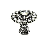 Carpe Diem Hardware Carpe Diem 1203-9AB Cache' Chalice Large round multi crystals knob with swarovsk