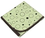 Kushies Receiving Blanket, Green Crazy Bubbles by Kushies [並行輸入品]