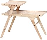 不二貿易 サイドテーブル 木製 Natural Signature 68.5×44cm ナチュラル 37005