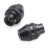 Bestgle チャック能力0.4-3.2mm 小型ドリルチャック マルチ チャック ユニバーサル 回転チャックアダプター 精密ミニドリルチャックドレメルチャック ロータリー電動工具アクセサリー