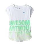 (ナイキ) NIKE キッズTシャツ Awesome Without Trying Modern Short Sleeve Tee (Little Kids) White 6 Little Kids 