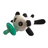 MUSTY おしゃぶり 赤ちゃん ベビー用 　動物ぬいぐるみ　おもちゃ 両用 おしゃぶりホルダー 　歯がため おもちゃ　0ヶ月から (パンダ)