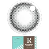 カラコン リッチスタンダード 2WEEKシリーズ [ムーングレー] 1箱6枚入り 2week / 度あり 度なし 二週間交換 カラーコンタクトレンズ（-5.00）