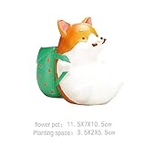 BOBORA 可愛い秋田犬　植木鉢　家庭用品　園装飾