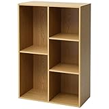 山善(YAMAZEN) カラーボックス 多目的 フリーボックス KGFR-1(LBR) ライトブラウン(木目)