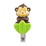 Sassy Soft Grip Nail Clippers, Monkey by Sassy [並行輸入品]