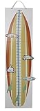 Growth Chart - Surfboard Gro Chart With 12 Moveable Height Stickers - Measures Up To 5 Feet Tall [並行