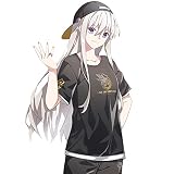 MZYSTJ アズールレーン エンタープライズ 印象パーカー Tシャツ コスプレ衣装 男女兼用 春夏服 (Tシャツ,XXXL)