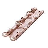 bestomzフックSelf Adhesive Stickyフック吊りフック行ワードローブキャビネットクローゼットトップフック(ピンク)