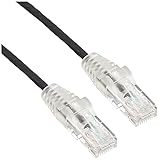 StarTech.com カテゴリ6 LANケーブル 1m Cat6極細ギガビットイーサネットケーブル ブラック ツメ折れ防止RJ45コネクタ 28AWG N6PAT100CMBKS