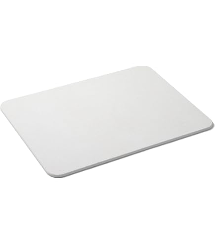 Amazon｜珪藻土タイルバスマット ピュアリフレ ホワイト×ブラウン L