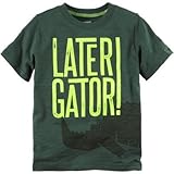 カーターズ Carter's/ アリゲーターグラフィックティ グレー トップス半袖Tシャツ 4歳【並行輸入】