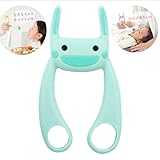 （ヘルプマイマム）HELPMYMOM サポうさ イヤイヤ期 仕上げ磨き 離乳食 育児の補助に。 (ナチュラルグリーン)