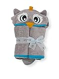 54 x 30 Owl Toddler Towel, Grey, Frenchie Mini Couture by Frenchie Mini Couture