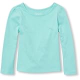 THE CHILDREN'S PLACE(ザ・チルドレンズプレイス) ベーシックロングスリーブソリッドトップ アルバブルー トップス長袖Tシャツ 12～18ヶ月【並行輸入】