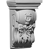 Ekena Millwork COR06X04X10OA 6 3/4-Inch W x 4 3/8-Inch D x 10 3/4-Inch H Oak Leaf Corbel by Ekena Mi