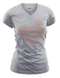 NCAA Clemson TigersレディースフィットカレッジロゴVネックTee XL ホワイト