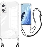 OPPO Reno9 A ケース クリア ショルダー OPPO Reno7 A ケース オッポ リノ7a 5G スマホケースオッポ リノ9a ケース OPG04 カバー耐衝撃 reno9a reno7aカバーカバー バンパー tpu 肩掛け 斜めかけ 首掛け 縄掛け reno9 aカバー reno7 a透明 ック ストラップ付き 斜めがけ 織りストラップ付き 調節可能なショルダー カバー （クリア）