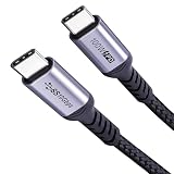 2 m USB CからUSB Cケーブル100 W、SUMPK Type C 3.1 Gen 2ケーブル、10 Gbps高速データ転送20 V 5 A急速充電電子タグチップ線、4K@60HzサムスンGalaxy T 5ビデオ出力