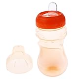 Blesiya 全3色　ベビーマグ　こぼれ防止　漏れ防止　ベビー食器　6歳　280ml - スタイル1-オレンジ