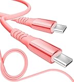 13カラー 4長さ PD急速 15W 60W 100W 100％シリコン 超高耐久 USB-A Type-C to Type-C【inklink Japan公式】充電ケーブル iPhone 充電コード USB-C 機器対応 急速充電 PC/パソコン/ノートパソコン/iPhone/iPad/Android (Type-C to Type-C PD60W, ラズベリー, 1m)