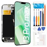 A-MIND For iPhone 13 Pro Max 液晶パネル 画面交換修理用 タッチパネルセット 6.7 インチ A2643, A2484, A2641, A2644, A2645 液晶パネル ガラス スクリーン修理パーツ デジタイザ 修理工具セット付き+保護フィルム+防水シール付き