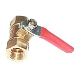 monkeyjack 1piece Heavy Duty真鍮ボールバルブシャットオフスイッチ1 / 4 "または3 / 8 " NPTスレッドパイプ継手 1/4 ebf4f9fa2c5dd255674