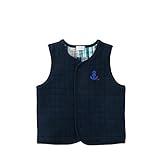 [ミキハウス] MIKIHOUSE 【ミキハウス(ベビー)】 イカリ＆リボン付あったかキルトベスト (70-80cm) 43-5701-978 紺