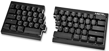 MiSTEL BAROCCO MD600分離式 メカニカルキーボード RGBバックライトモデル 英語配列 62キー CHERRY スピードシルバー軸 ブラック MD600-SUSPDAAT1