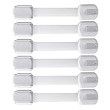 ベビーセフティーロック 多目的ストッパー 引き出し・食器棚・冷蔵庫ロック 灰色 ６個セット