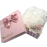 ベビーギフトBOX  ブルマー&ヘアクリップ 2個 箱 紙袋 ラッピング付 プレゼント mimi(ミミ)出産祝い ホワイトBOX