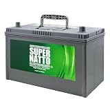 スーパーナット(SUPER NATTO) 自動車用バッテリー/T-110 バッテリー無料回収チケット付き (T-105)コスパ最強！販売総数100万個突破！65D31L 75D31L 85D31L 90D31L 95D31L 100D31L 110D31L互換(最速納品)スーパーナット アイドリングストップ カーバッテリー(初期補充電済み)