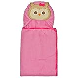 Neat Solutions 3D Applique Woven Terry Bath Wrap, Owl by Neat Solutions