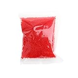 Kesoto 6色選択でき ジェリーボール クリスタル弾 ビーズ DIY 水晶土 水耕栽培 ジェリーボール おもちゃ 10000個ぐらい - レッド