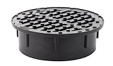 Nds Round Grate Corrugated 4 " Black Pvc by Nds [並行輸入品]