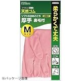 ダンロップ/DUNLOP/天然ゴム厚手 裏毛付 N-111 [10双入] サイズ：M カラー：オレンジ