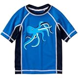 GYMBOREE(ジンボリー) オクトパスラッシュガード マリン ブルー スリープウェア 6～12ヶ月【並行輸入】