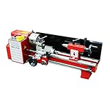 モーター550W搭載 卓上ミニ旋盤 芯間350mm デジタル回転計 高トルク BLU 製品試作 開発研究 精密金属加工