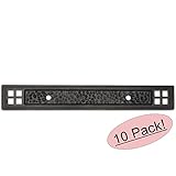 Cosmas 10554orbオイルはブロンズキャビネットプルバックプレート – 3 "インチ穴中心 – 10パック
