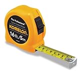 Komelon 4916IM The Professional 16-Foot Inch/Metric Scale Power Tape, Yellow [並行輸入品]