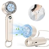 ハンディファン 冷却プレート搭載 携帯扇風機 冷感 手持ち扇風機 ハンディ扇風機 3段階風力調節 3200mAh 長時間稼働 クーラー機能 