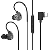 Cubilux直角タイプCイヤホン【96KHz/24-bit Hi-Res DAC】、USB Type Cゲーミングイヤホン、対応iPhone 16/15 Pro Max、iPad Pro 13/12.9/11、iPad Air 13/5th/4th、Samsung S25/S24/S23 Ultra、Tab S9/S8/S7、Pixel 9/8/7/6 Pro 8a7a/6a